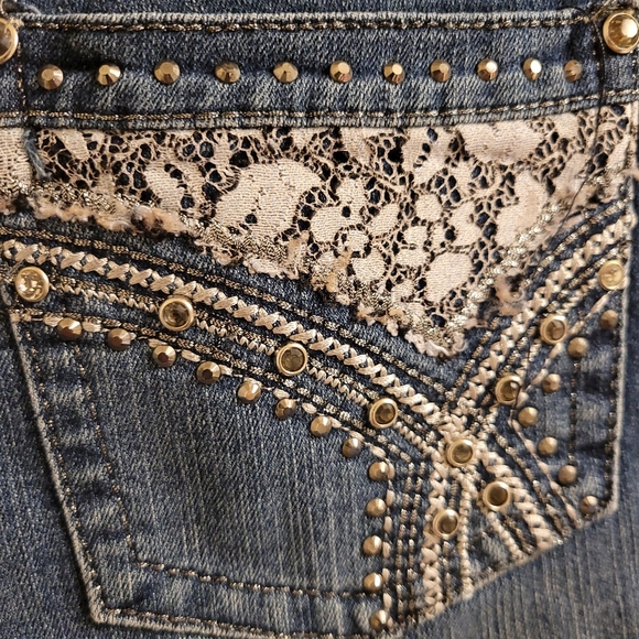 Earl Capri Skimmer Bling Jeans 8P - Picture 1 of 4